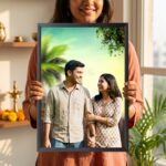 Background Change Photo Frame - Custom Photo Editing | Magizh Creation - Image 2