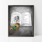 3D Open Book Digital Pencil Art Frame - Image 4