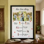 Our Love Story Milestone Photo Frame - Image 2