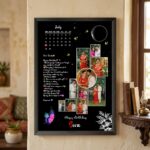 Happy Birthday Moon Photo Collage Frame - Image 2