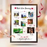 Our Love Journey Milestone Frame