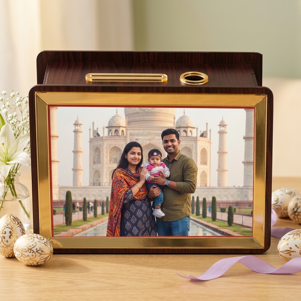 product_ (220) Personalized Photo Money Saving Box (Piggy Bank) - Image 1