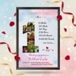 Our First Year Anniversary Love Story Frame