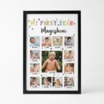 12 Months Baby Milestone Collage Frame - Image 4