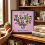 Romantic Heart Shaped Photo Collage Frame - Image 2