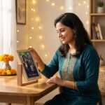 Rotating Double-Sided Wooden Photo Frame - Image 3