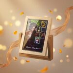 Rotating Double-Sided Wooden Photo Frame - Image 2