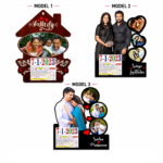 Personalized Wooden Photo Cutout Calendar – Custom Printed Wooden Calendar - Image 3