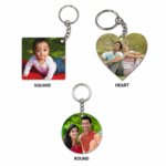Personalized Photo Wooden Keychain – Custom Printed Keychain - Image 3