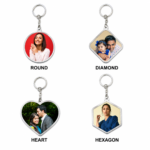 Personalized Photo Metal Keychain – Custom Printed Keychain - Image 3