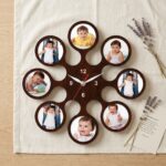 Personalized Sublimation Collage Wall Clock (Birthday Special) – Custom Printed Wall Clock
