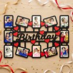 Personalized Sublimation Collage Wall Frame (Birthday Special) – Custom Printed Photo Frame