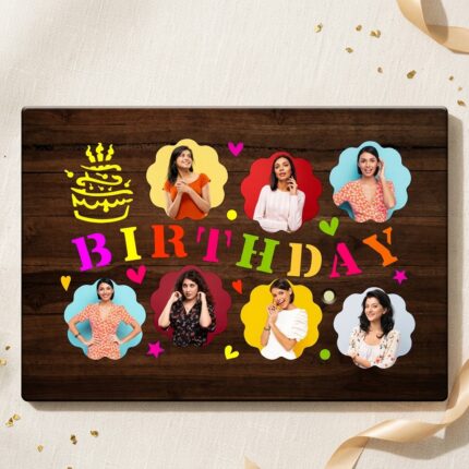 Personalized LED Backlit Photo Frame (Birthday Special) – Custom Printed Photo Frame