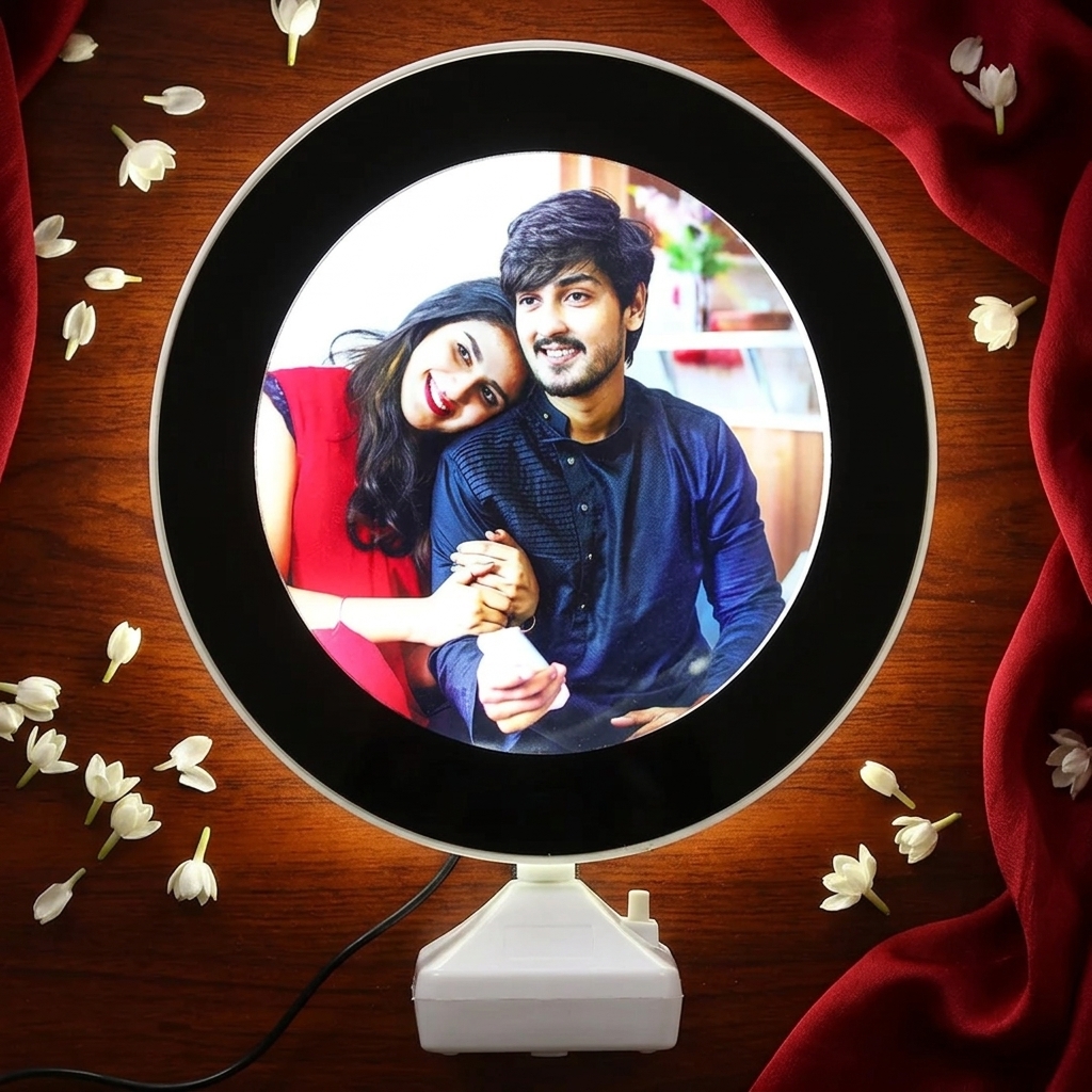 pomelli_photoshoot-1(36) Personalized Photo Magic Mirror – Custom Printed Magic Mirror - Image 1