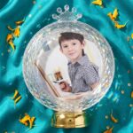 Personalized Photo Crystal LED Lamp – Custom Printed Crystal Lamp - Image 2