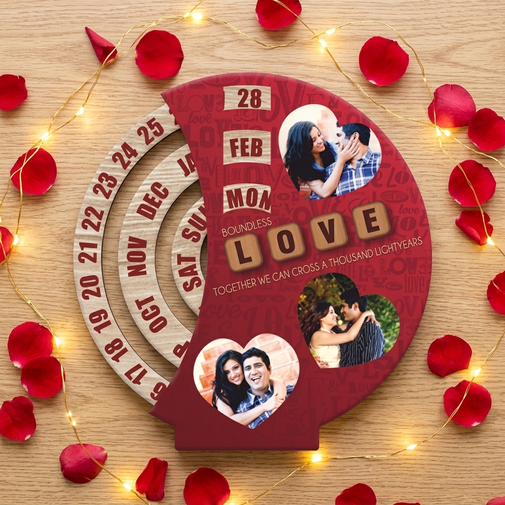 pomelli_photoshoot-1(44) Personalized Sublimation Wooden Calendar – Custom Printed Wooden Calendar - Image 1