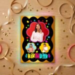 Personalized Double Layer LED Backlit Photo Frame (Birthday Special) – Custom Printed Photo Frame