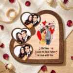 Personalized Sublimation Double Layer Wood Tile Frame (Couple Special) – Custom Printed Photo Frame - Image 6