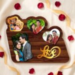 Personalized Sublimation Wood Tile Frame – Custom Printed Photo Frame