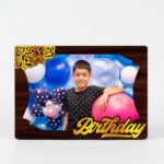 Personalized LED Backlit Gold Mirror Photo Frame (Birthday Special) – Custom Printed Photo Frame - Image 5