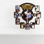 Personalized Sublimation Collage Wall Clock (Couple Special) – Custom Printed Wall Clock - Image 5