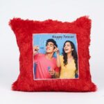 Personalized Photo Fur Cushion – Custom Printed Pillow - Image 8