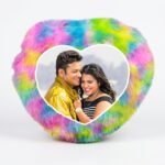 Personalized Photo Rainbow Cushion – Custom Printed Pillow - Image 6