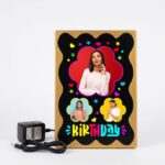 Personalized Double Layer LED Backlit Photo Frame (Birthday Special) – Custom Printed Photo Frame - Image 5