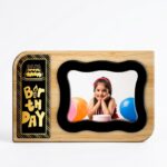 Personalized Gold Foil Tile Photo Frame (Birthday Special) – Custom Printed Photo Frame - Image 5