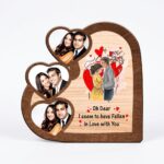 Personalized Sublimation Double Layer Wood Tile Frame (Couple Special) – Custom Printed Photo Frame - Image 7