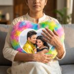 Personalized Photo Rainbow Cushion – Custom Printed Pillow - Image 7