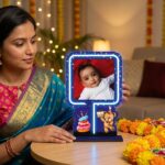 Personalized Wooden Photo Neon Light Frame – Custom Printed Neon Light Frame - Image 2