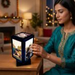 Navy Rectangular LED Rotating Lamp - Image 2