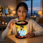 Cylindrical Round Rotating Photo Lamp - Image 2