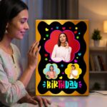 Personalized Double Layer LED Backlit Photo Frame (Birthday Special) – Custom Printed Photo Frame - Image 2
