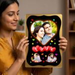 Personalized Double Layer LED Backlit Photo Frame (Couple Special) – Custom Printed Photo Frame - Image 2