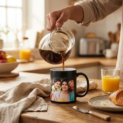 Magic Photo Reveal Coffee Mug – Custom Printed Color Changing Mug