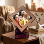 Diamond-Shaped Rotating Photo Frame - Image 3