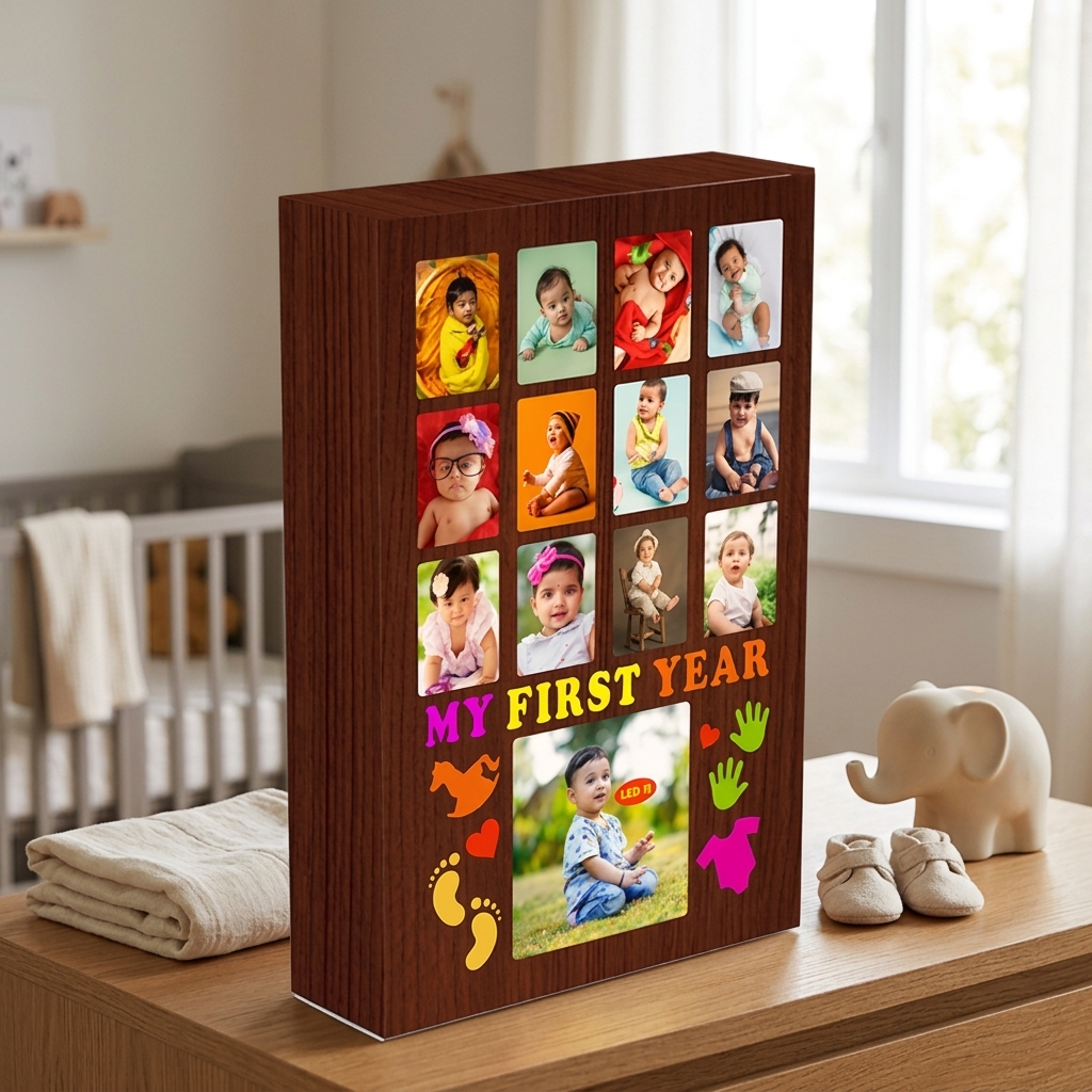 pomelli_photoshoot-4(58) Personalized Box Type LED Photo Frame (Birthday Special) – Custom Printed Photo Frame - Image 1