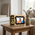 Personalized Gold Foil Tile Photo Frame (Birthday Special) – Custom Printed Photo Frame - Image 4