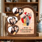 Personalized Sublimation Double Layer Wood Tile Frame (Couple Special) – Custom Printed Photo Frame - Image 4