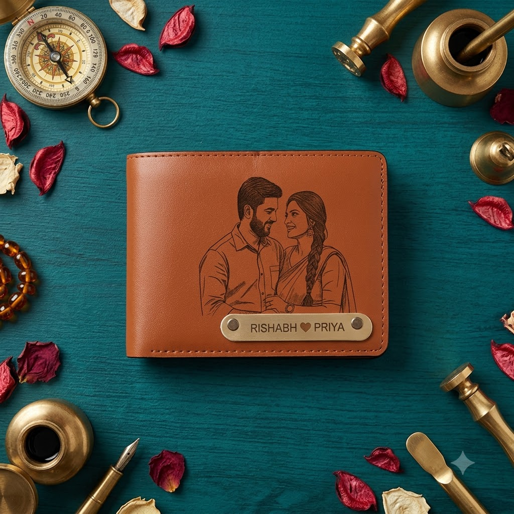 125 (1) Photo Engraved Men's Wallet - Image 1