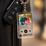 Transparent Spotify Photo Keychain - Image 2