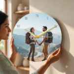Personalized Acrylic Photo Wall Clock - Image 2