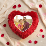 Personalized Mini Heart Photo Pillow