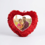 Personalized Mini Heart Photo Pillow - Image 4