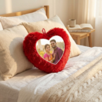 Personalized Mini Heart Photo Pillow - Image 3