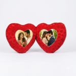 Couples Hidden Photo Heart Pillow - Image 4
