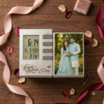 Personalized Digital Clock Pen Stand