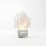 Photo Engraved Acrylic Glowing Plug Lamp - Image 4